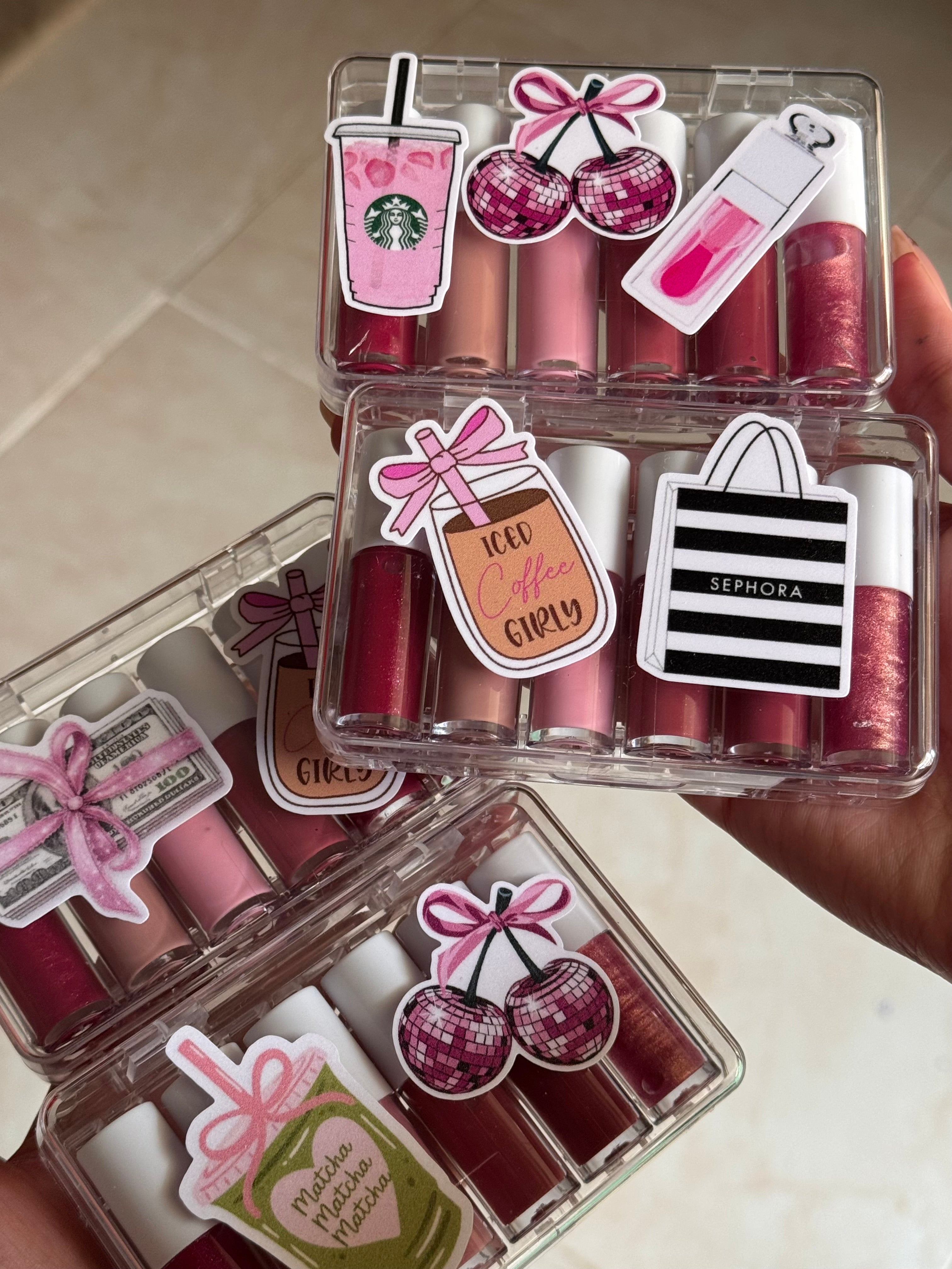 lipgloss samples box