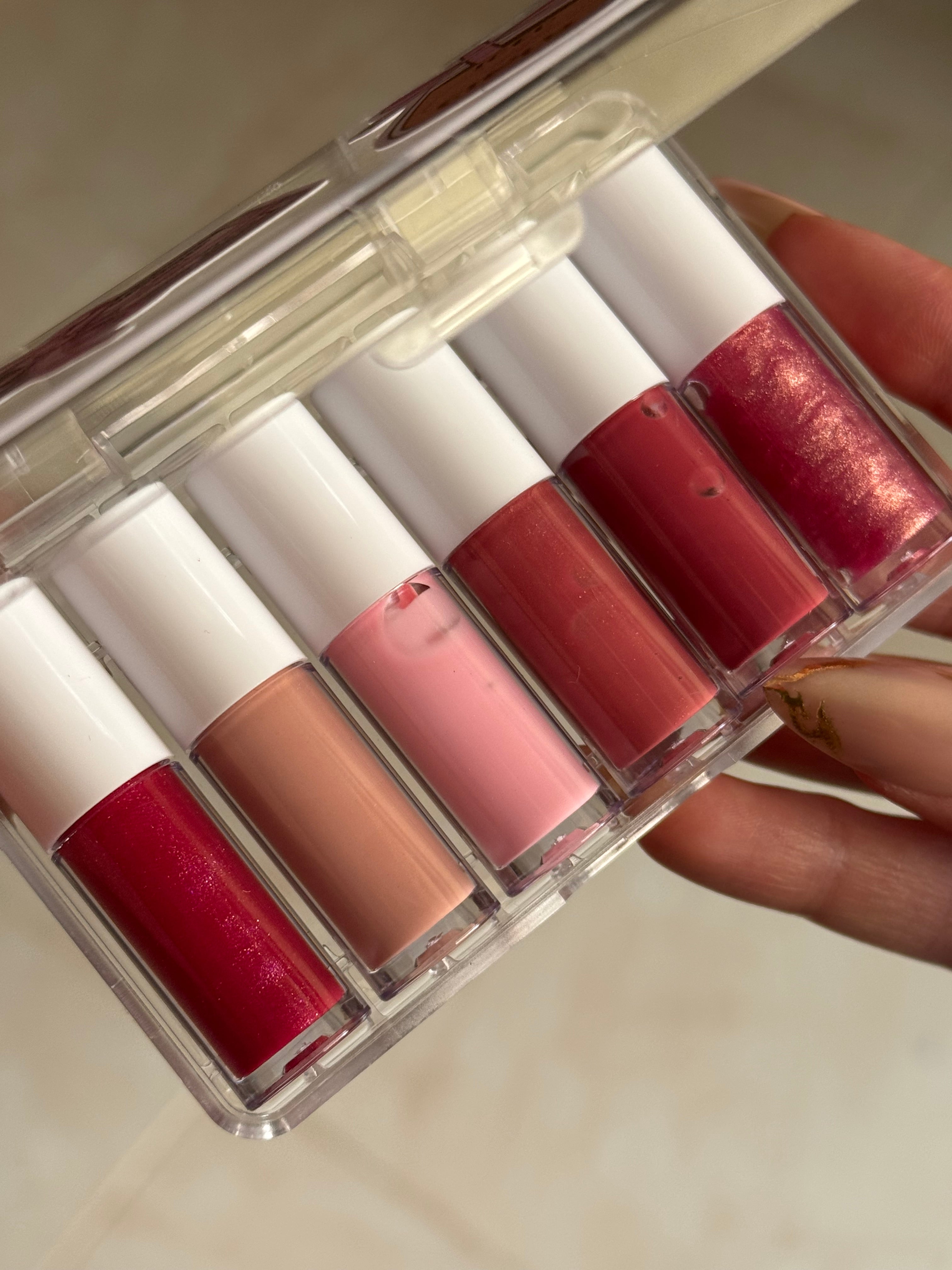 lipgloss samples box