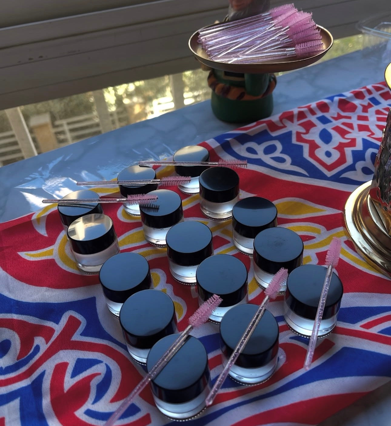 Eyebrow styling wax
