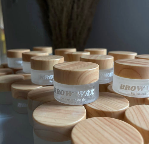 Eyebrow styling wax